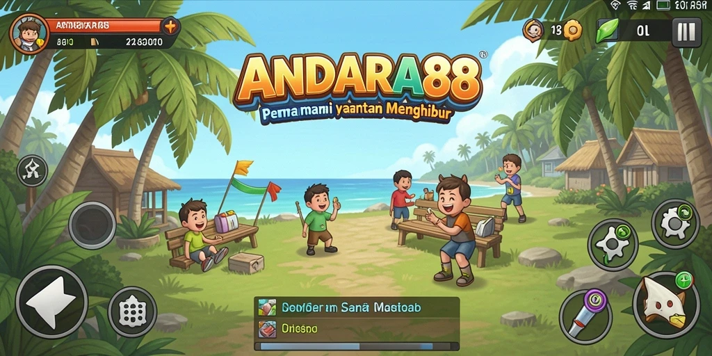 Tangkapan layar gameplay Casual dari ANDARA88 yang seru dan interaktif.
