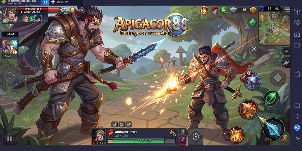Tangkapan layar menarik dari gameplay menegangkan APIGACOR88.