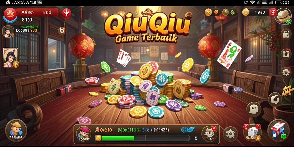 Tampilan gameplay QiuQiu yang menakjubkan di ASIA128.