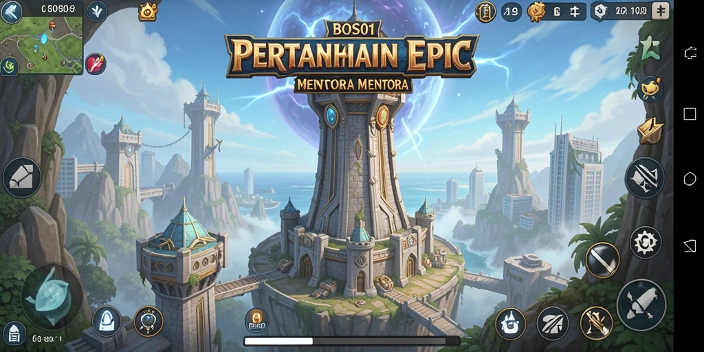 Gameplay menara yang menegangkan dan strategis di BOS01.