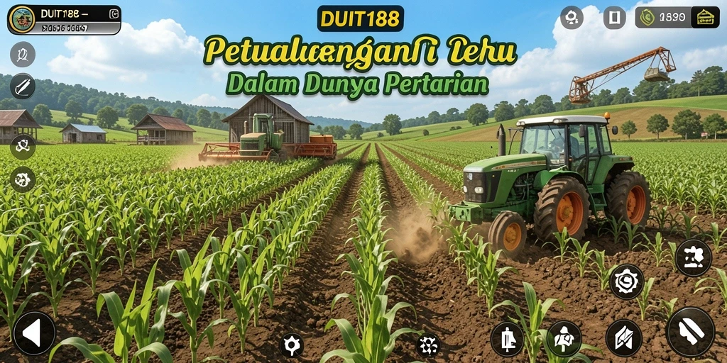 Screenshot gameplay yang menampilkan keindahan pertanian di DUIT188.