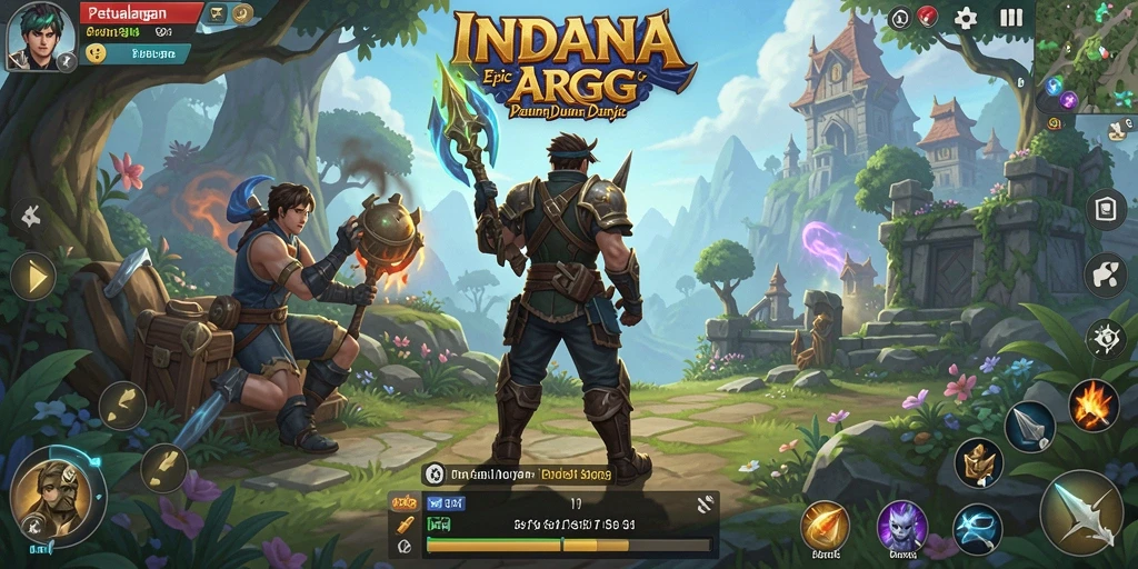 Gameplay seru dan menantang di dalam dunia INDAAA.