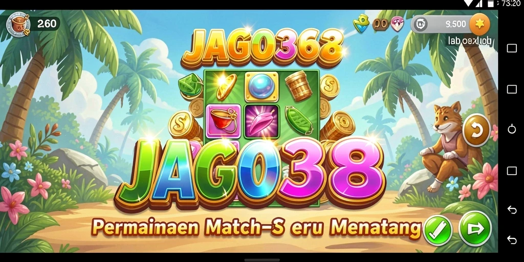 Tampilan gameplay menantang dan menyenangkan di JAGO368.