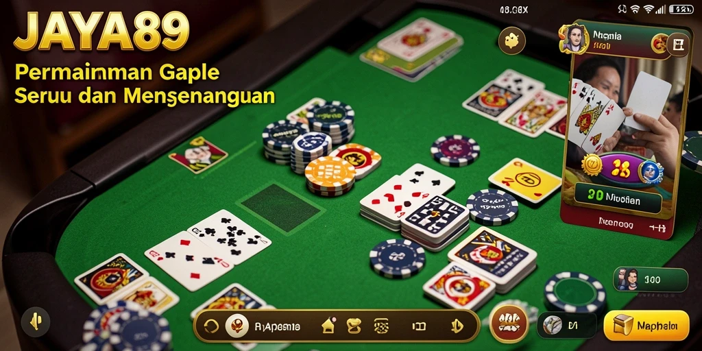 Gameplay seru JAYA89 yang menyatukan penggemar gaple.