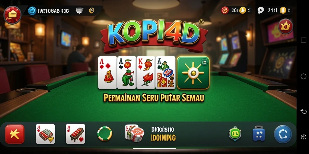 Gameplay KOPI4D yang seru dan penuh tantangan.