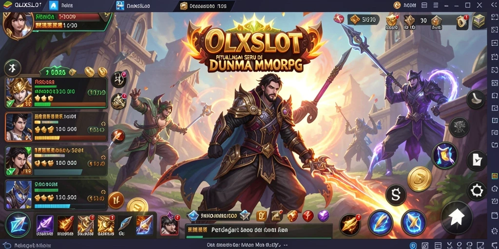 Screenshot OLXSLOT menampilkan gameplay seru di dunia MMORPG.