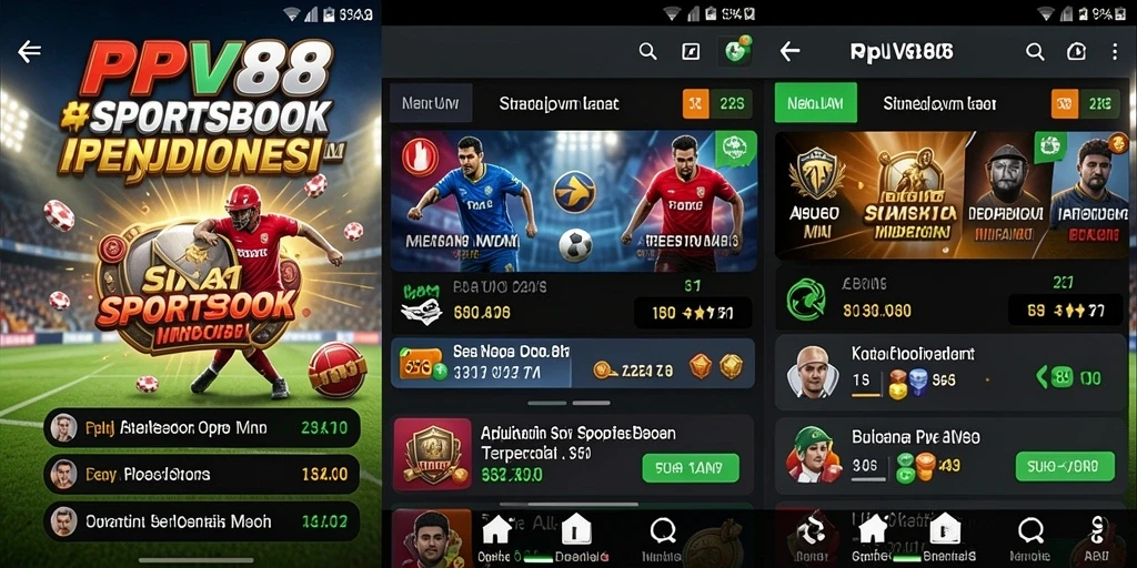 Tampilan menarik dari gameplay PPV88 dalam taruhan Sportsbook.