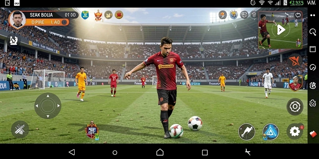 Gameplay menarik di SVIP5 dengan aksi sepak bola yang seru.