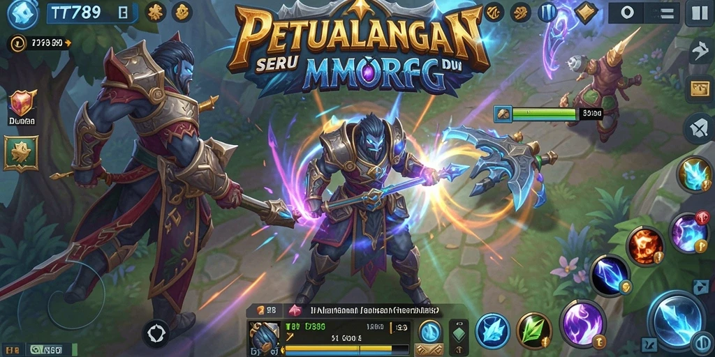 Screenshot gameplay <strong>TT789</strong> menampilkan aksi seru di dalam dunia MMORPG.