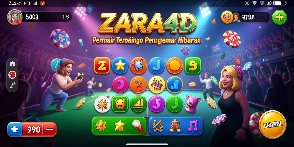 Tampilan screenshot ZARA4D menampilkan gameplay Bingo yang mendebarkan.